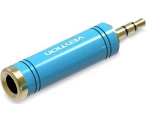 Adaptador Audio Jack 6.5/h Jack 3.5/m Azul Vention