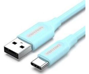 Cable USB 2.0 Tipo-C Vention COKSF/ USB Tipo-C Macho - USB Macho/ 480Mbps/ 1m/ Azul