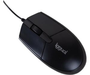 iggual Ratón óptico COM-BASIC3-800DPI negro
