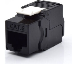 Cat 6, MÓdulo Keystone, Sin Blindaje, Toolfree, Color Negro