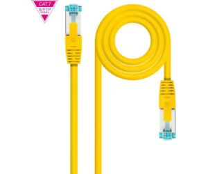 Cable De Red Latiguillo 600mhz Lszh Sftp Pimf Cat7 Awg26 0.50 M Amari Nanocable