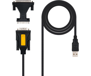 Adaptador USB A - Serie DB9 - Paralelo DB25 M 1.5m