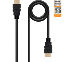 Cable de vídeo HDMI 2.0 4K-HDMI M/M 3m. Negro