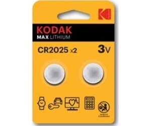 Blister pilas kodak boton litio max cr 2025 -  pack blister 2 pilas