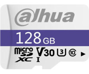 Dahua Microsd 128gb Microsd Card, Read Speed Up To 95 Mb/s, Write Speed Up To 38 Mb/s, Speed Class C10, U3, V30, Tbw 80tb (dhi-tf-c100/128gb)