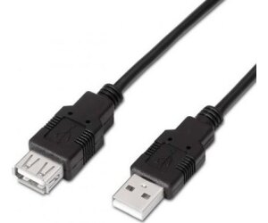 Cable Aisens Usb 2.0 Tipo A M-a H Negro 3.0m