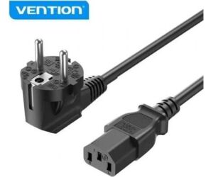 Cable de Alimentación Vention ZCJBAC/ IEC C13 Hembra - CEE7 Macho/ 1.8m/ Negro
