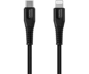 Cable Lightning A Usb(c) Canyon 1.2m Negro