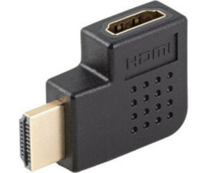 Adaptador hdmi 4k lanberg macho - hembra angulo derecha
