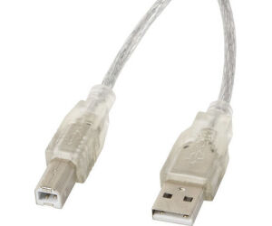 Cable Impresora Lanberg Usb Macho/usb Macho Ferrita 3m Transparente