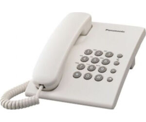 Telfono Sobremesa Panasonic KX-TS500EXW/ Blanco