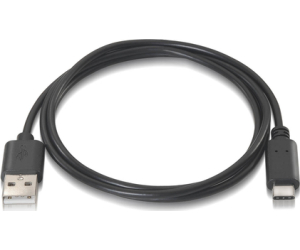 Cable usb tipo c a usb tipo a nanocable 0.5m - macho - macho - negro