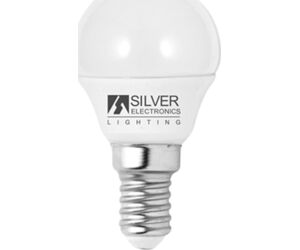 Bombilla led silver electronic eco esferica 5w=35w -  e14 -  3000k -  436 lm -  160º -  luz calida -  a+