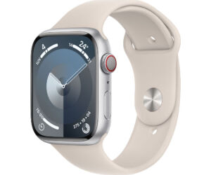 APPLE WATCH SERIES 9 CAJA ALUMINIO GPS+CELL 45mm CORREA DEPORTIVA STARLIGHT S/M
