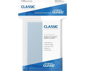 Fundas transparentes de cartas ultimate guard classic soft tamaño estándar (100)