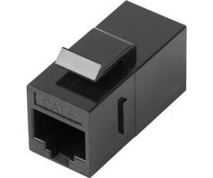 Adaptador lanberg keystone feed - thru rj45 a rj45 utp cat6