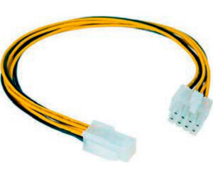 Nanocable Cable Alimentación 4PIN/H-4+4PIN/M, 15 c