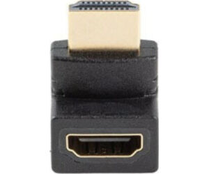Adaptador hdmi 4k lanberg macho - hembra angulo arriba
