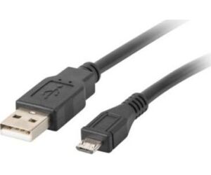Cable usb lanberg 2.0 macho -  micro usb macho 1.8 m negro