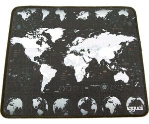 iggual Alfombrilla mapamundi ratón 30x25 cm