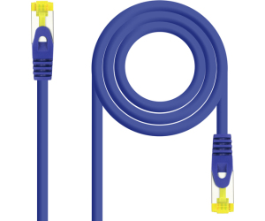 Nanocable Cable de red latiguillo RJ45 LSZH Cat.6A SFTP AWG26, Azul, 2.0 m