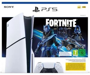 Consola ps5 sony playstation 5 slim 1tb chasis d con lector + fortnite