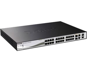 D-LINK SWITCH 28 PUERTOS 10/100/1Gbit w/2 Combo 1000BaseT/SFP PoE
