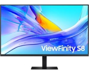 Monitor Profesional Samsung ViewFinity S8 S80UD S37D800UAU 37"/ 4K/ Regulable en altura/ Negro