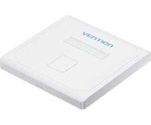 Placa de Pared Keystock Vention IFDW0/ 1 Puertos RJ45