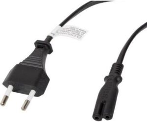 Cable Lanberg De Alimentacion Ocho Cee 7/16 A Iec320 C7 Euro (radio) Negro 1.8 M