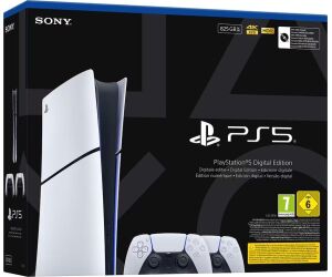 Consola ps5 sony playstation 5 digital chasis e + dualsense