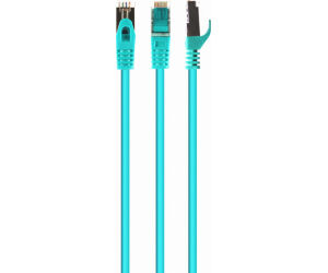 Cable Red Gembird S/ftp Cat.6a Lszh 0,25m Verde