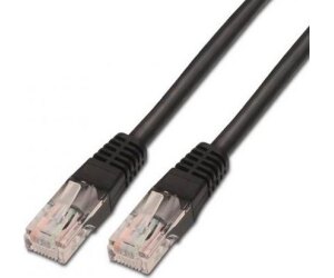 Cable Red Aisens Latiguillo Rj45 Cat.5e Utp Awg24 Negro 0.5m