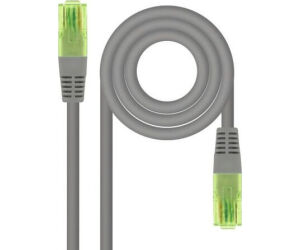 Cable De Red Latiguillo Utp Cca Cat6 Awg26 0.5 M Gris Nanocable