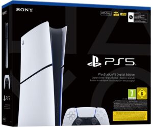 Consola ps5 sony playstation 5 digital slim 825gb chasis e