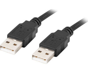 Cable usb 2.0 lanberg 1m - macho - macho - negro