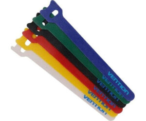 TIRA ORGANIZADORA CABLES 0.15 M (6 uds) COLORES VENTION