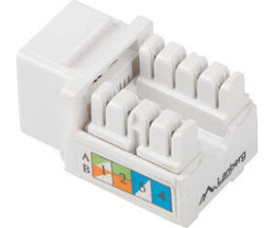 Conector keystone lanberg cat 6 utp rj45 90 grados