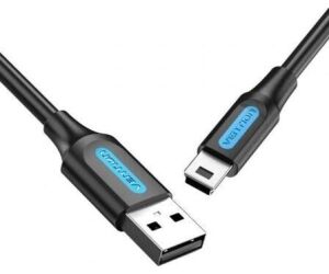Cable Usb 2.0 Mini Usb/m A Usb/m 2 M Negro Vention
