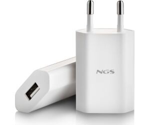 NGS Cargador pared blanco USB 5V2A/10W