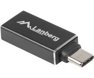 Adaptador usb lanberg usb - c m 3.1 a usb - a h otg negro
