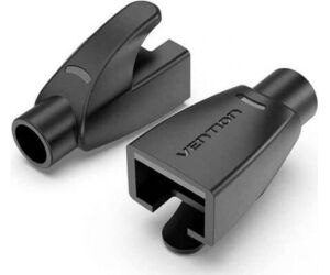 FUNDA PROTECTORA RJ45 (50 Und) NEGRO VENTION