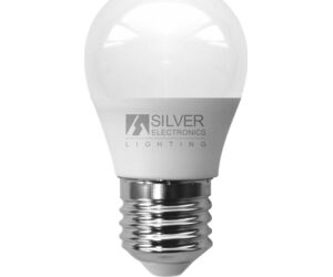 Bombilla led silver electronic eco esferica 5w=35w -  e27 -  3000k -  399 lm -  180º -  luz calida -  a+
