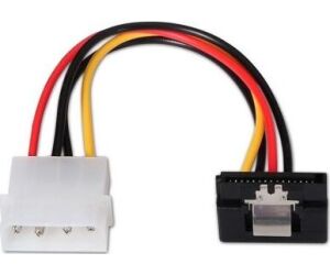 Cable Alimentación SATA Aisens A131-0163/ Molex 4 PIN Macho - SATA Hembra/ Hasta 54W/ 16cm