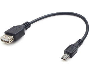 Cable a - usb 2.0 b - micro usb -  hembra - macho -  0.15m