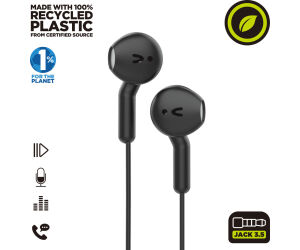 Muvit for change auriculares estreo e56 3.5mm negro