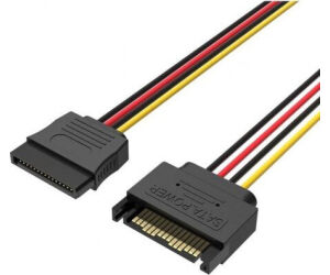 Cable Alimentacion 15 Pin Sata/m A Sata/h 30 Cm Vention