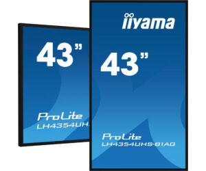 iiyama LH4375UHS-B1AG pantalla de señalización 108 cm (42.5") LCD 500 cd / m² 4K Ultra HD Procesador incorporado Android 8.0 18/7