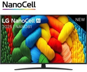 Televisor LG NanoCell 55NANO81A6A 55"/ Ultra HD 4K/ Smart TV/ WiFi