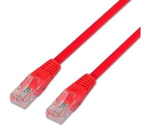 Cable De Red Aisens Latiguillo Rj45 Cat.6 Utp Awg24 Rojo 1.0m